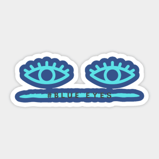 Blue Eyes Sticker